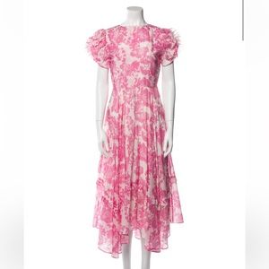 LoveShack Fancy Pink Floral Dress
